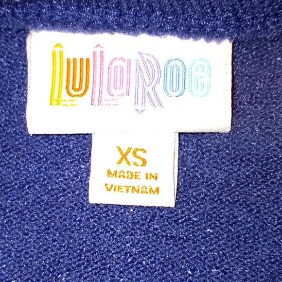 LulaRoe Joy Purple Knit Duster Vest - Picture 11 of 12